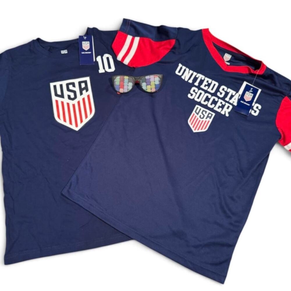 NWT Youth USA Soccer Pulisic 3-Piece Bundle Youth Small